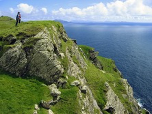 Irland - Aussicht von der Kstenlinie Irlands